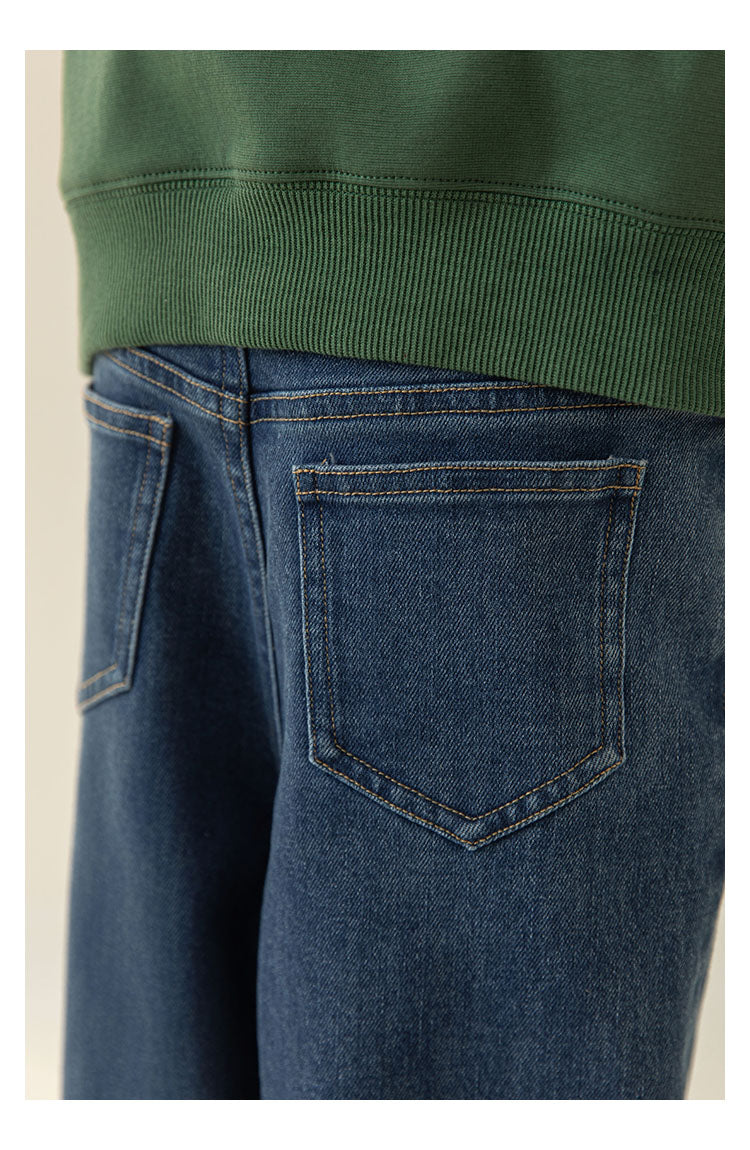 Indigo Drift Denim Joggers | Premium Kidswear – LittleMamCo