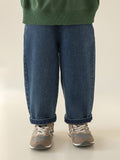 Indigo Drift Denim Joggers | Premium Kidswear – LittleMamCo