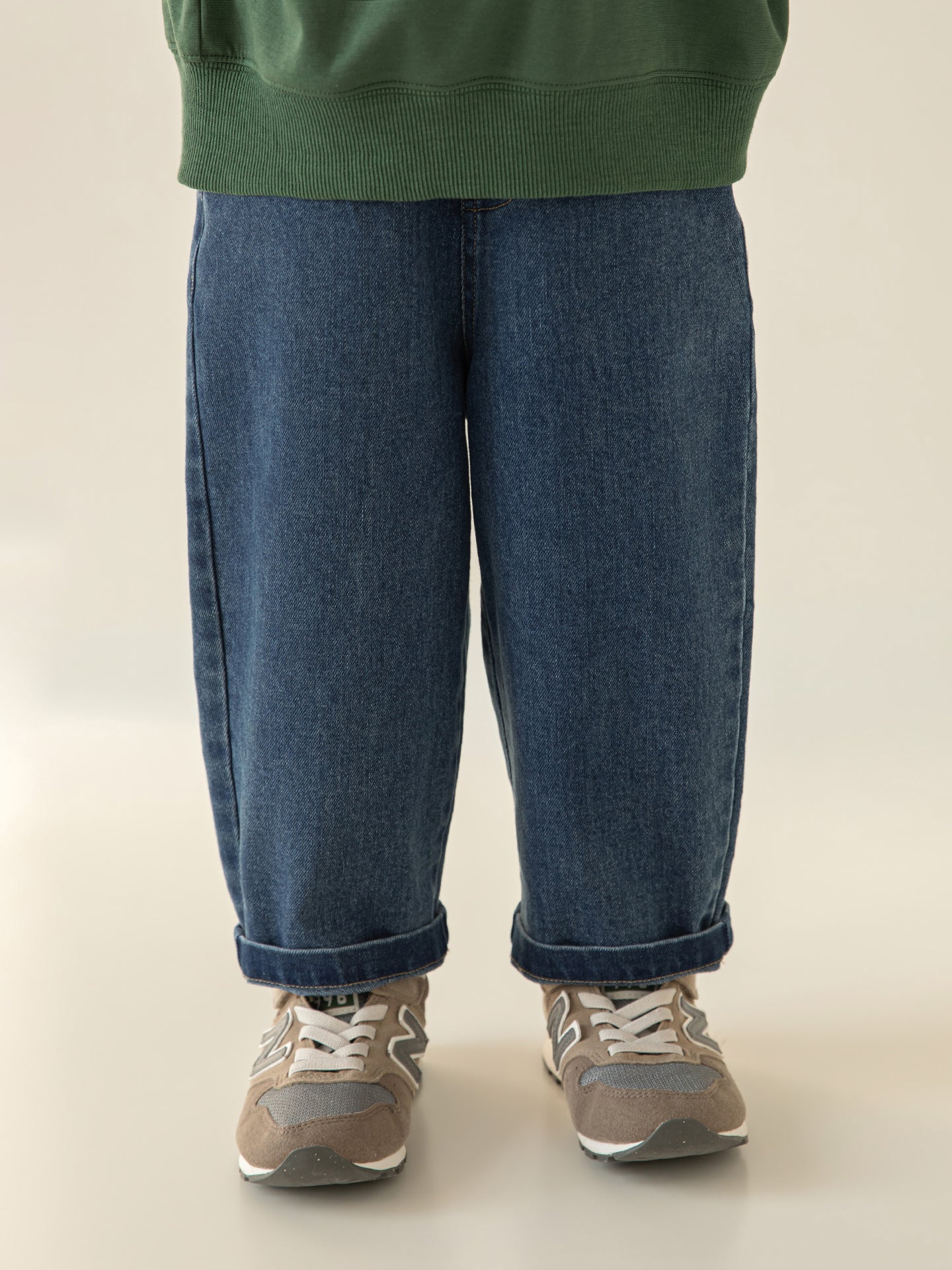 Indigo Drift Denim Joggers | Premium Kidswear – LittleMamCo
