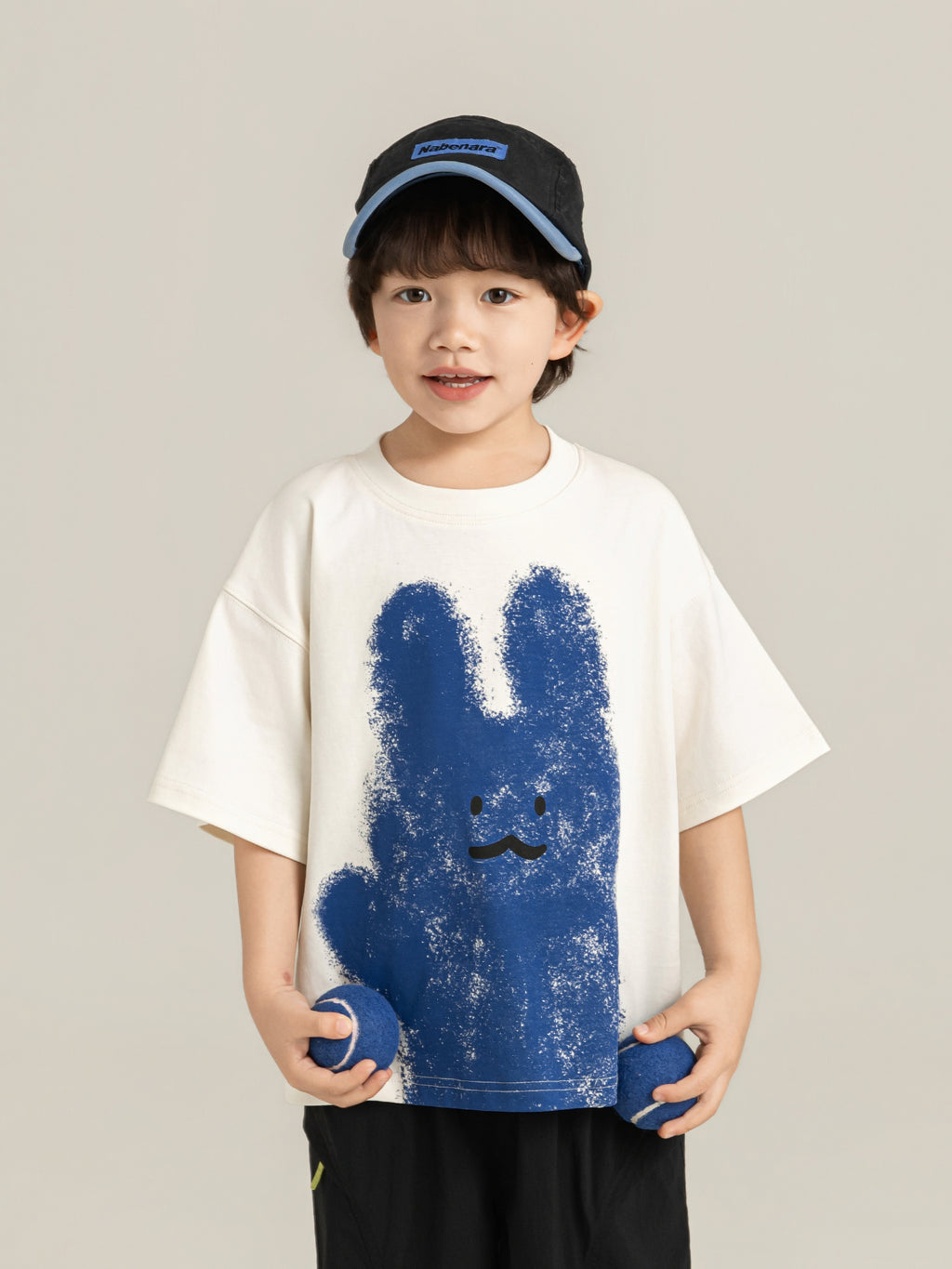 Blue Bunny Tee | Premium Kidswear – LittleMamCo