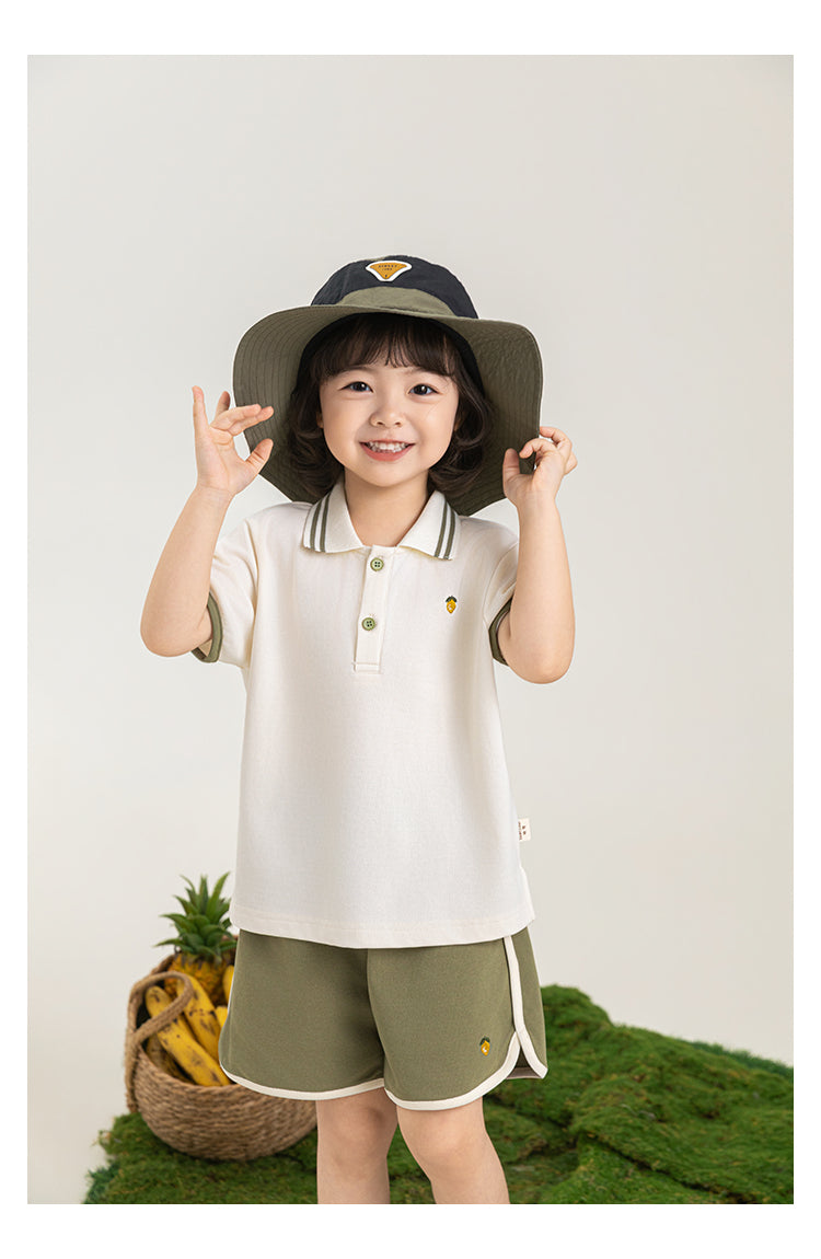 Matcha Green Retro Surf Shorts | Premium Kidswear – LittleMamCo