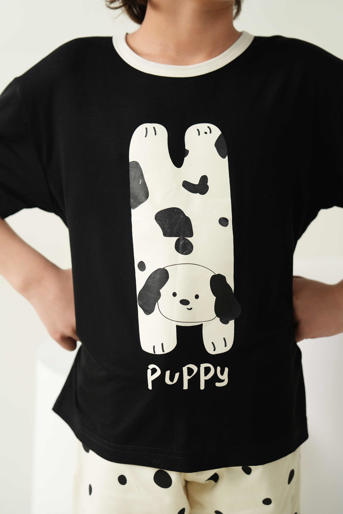 Little Paws Duo Set – Puppy Edition | Premium Kidswear – Littlemamco