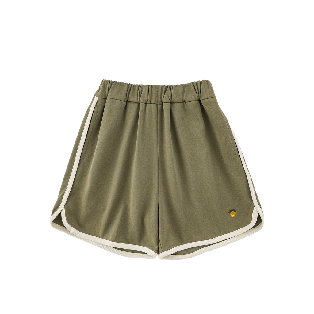 Matcha Green Retro Surf Shorts | Premium Kidswear – LittleMamCo