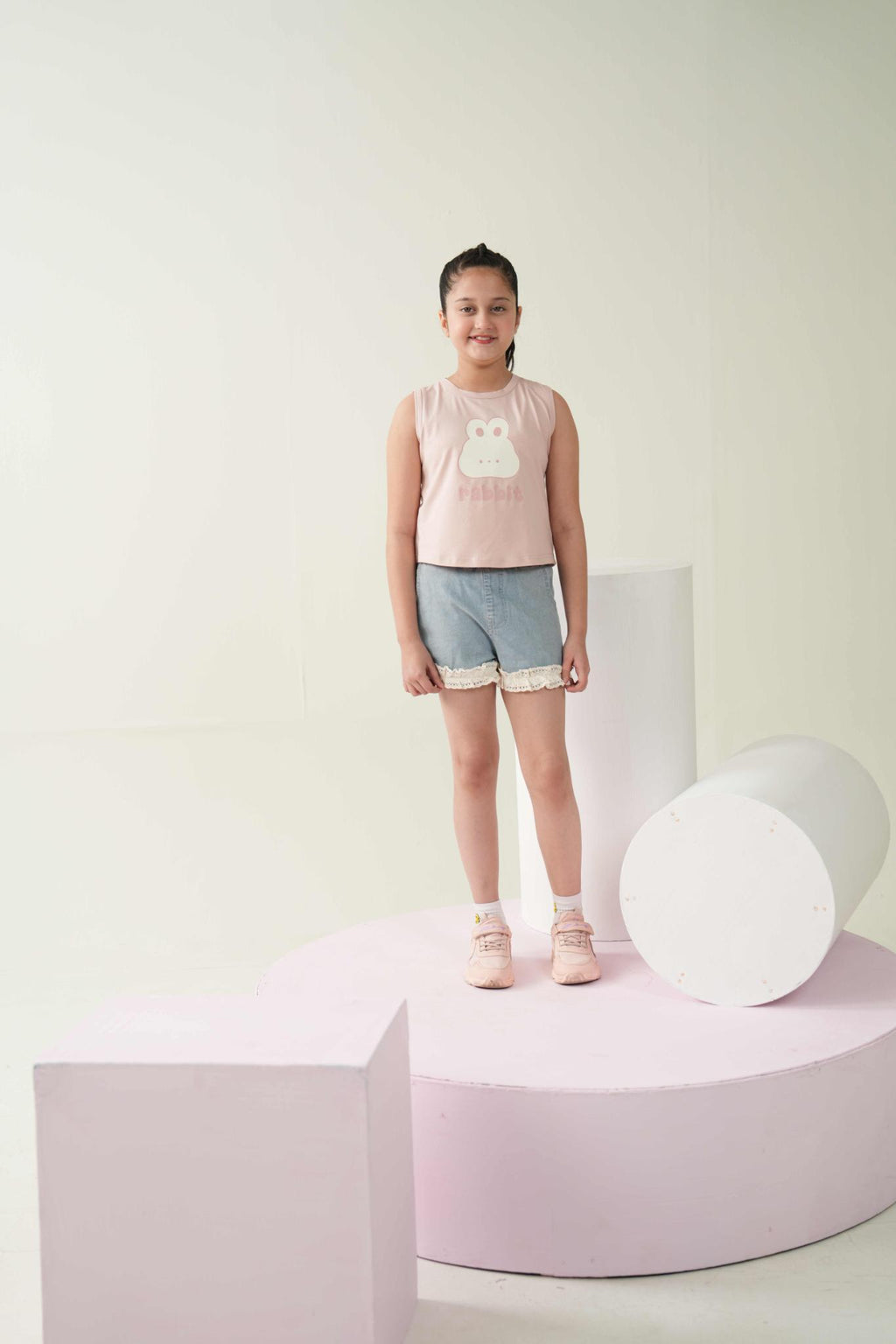 Ocean Lace Denim Shorts | Premium Kidswear – Littlemamco