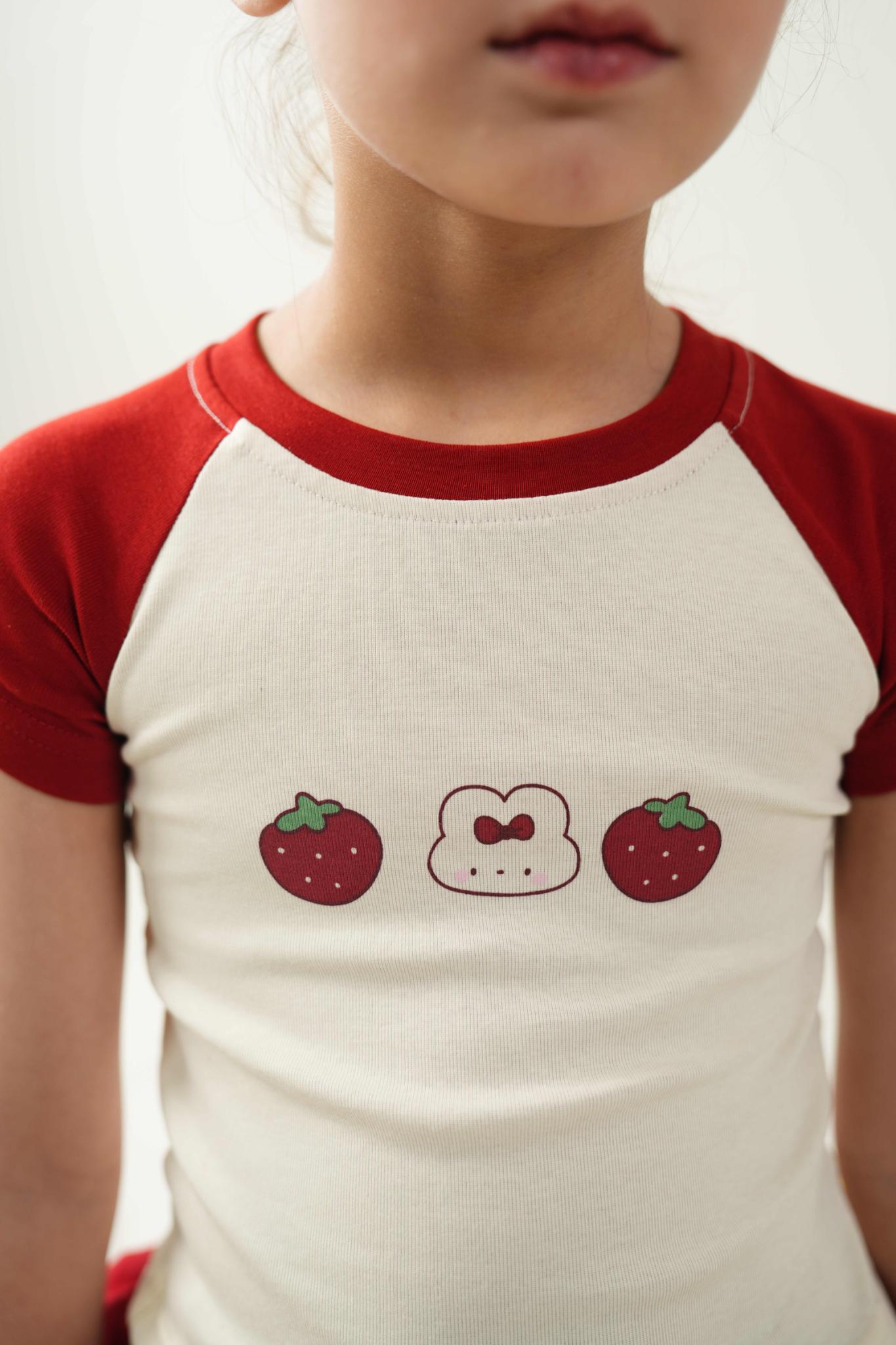 Strawberry Sweetheart Tee | Premium Kidswear – Littlemamco