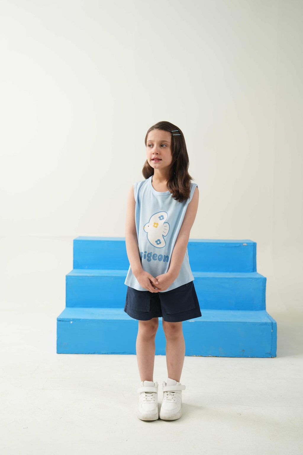 Midnight Blue Play Shorts | Premium Kidswear – Littlemamco