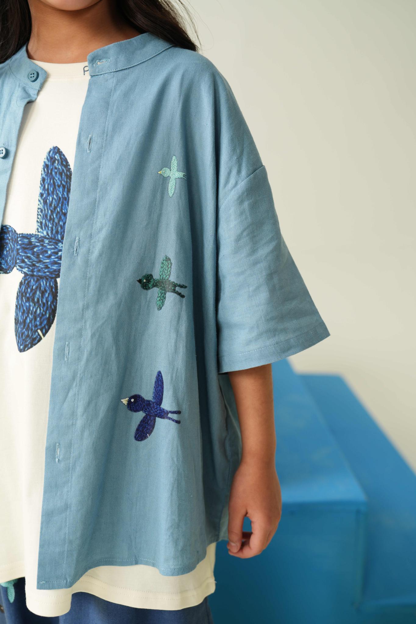 Bluebird Classic Shirt | Premium Kidswear – Littlemamco