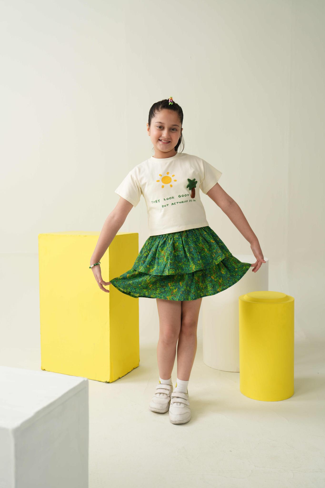 Forest Princess Dress Shirt | Premium Kidswear – Littlemamco