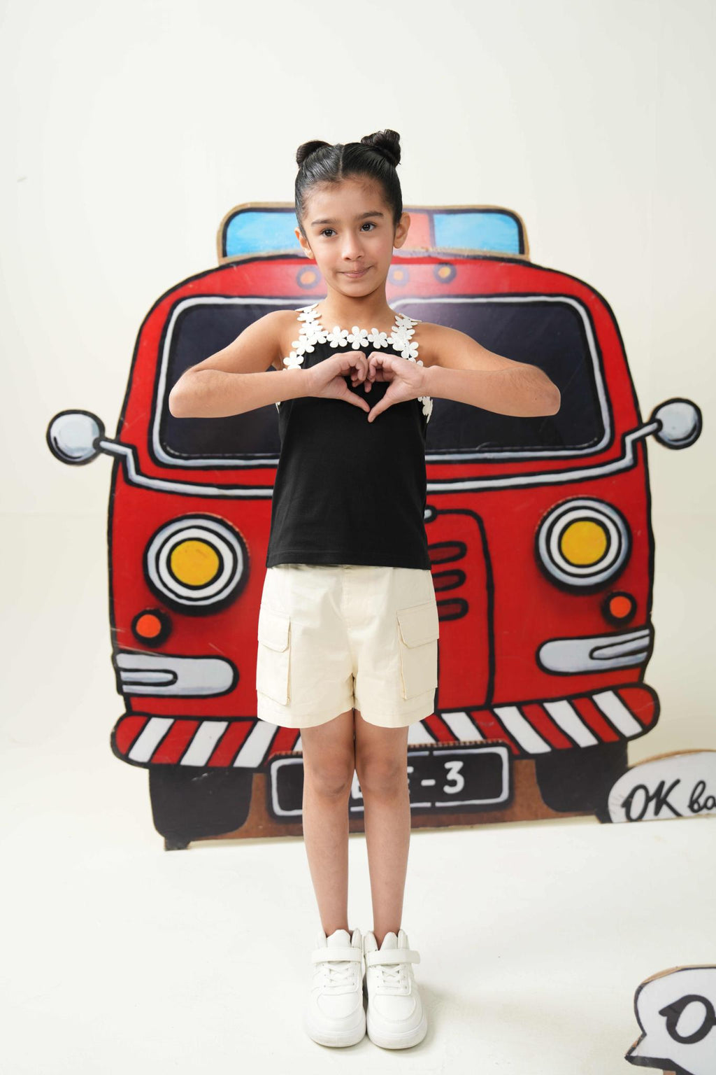 Beige Explorer Cargo Shorts | Premium Kidswear – Littlemamco