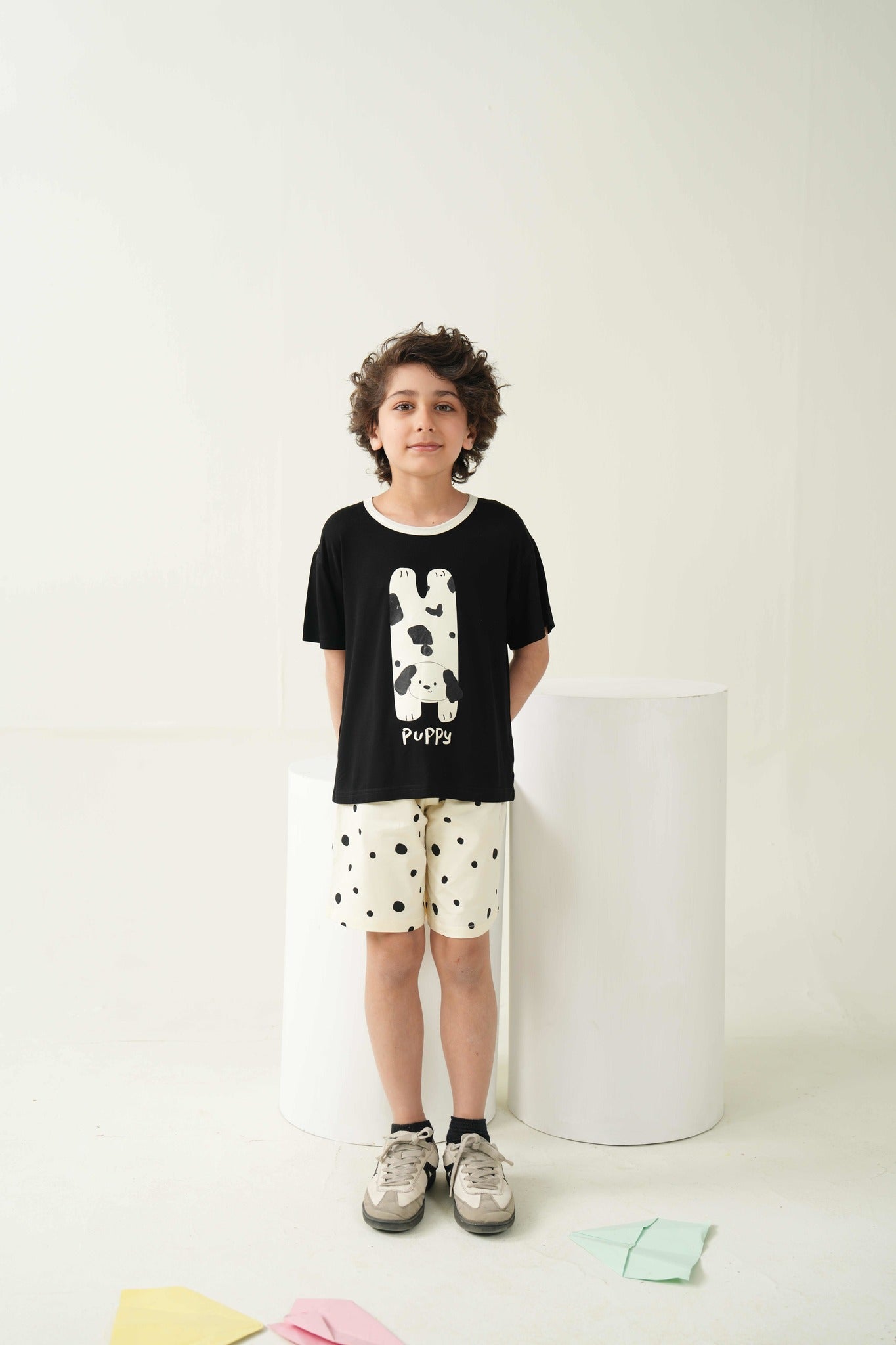 Little Paws Duo Set – Puppy Edition | Premium Kidswear – Littlemamco